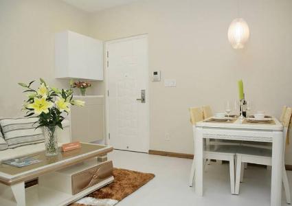 Nhà mẫu Dream Home Palace Quận 8 Căn hộ Dream Home Palace hướng Đông Nam, nội thất cơ bản.