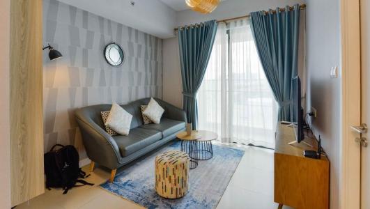 Phòng khách căn hộ Gateway Thảo Điền Căn hộ Gateway Thảo Điền view nhìn ra thành phố, nội thất cơ bản.