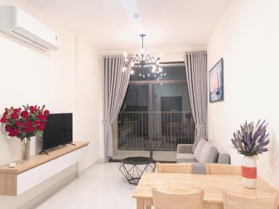 Phòng khách Căn hộ Jamila Khang Điền Căn hộ Jamila Khang Điền tầng trung đầy đủ nội thất, view thành phố.