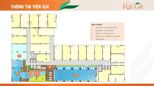Mặt bằng dự án Ricca quận 9 Bán căn hộ tầng 07 dự án Ricca, nội thất cơ bản