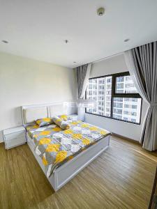 Phòng ngủ Vinhomes Grand Park Quận 9 Căn hộ Vinhomes Grand Park tầng trung, nội thất hiện đại.