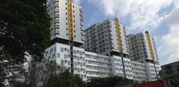 Charmington La Pointe, Quận 10 Officetel Charmington La Pointe đầy đủ nội thất, hướng Tây.