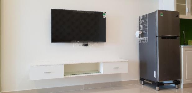 Phòng khách căn hộ River Gate, Quận 4 Căn hộ tầng trung River Gate ban công hướng Đông Nam, view thành phố.