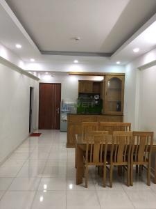 Phòng bếp căn hộ Happy City, Bình Chánh Căn hộ Happy City tầng 12 gồm 2 phòng ngủ, cửa hướng Tây Bắc.