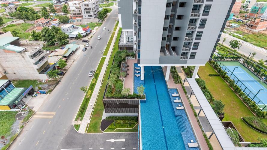 View ban công One Verandah Quận 2 Căn hộ One Verandah tầng 5, view sông và thành phố.