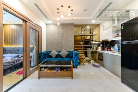 Phòng Khách Căn hộ Vinhomes Central Park tháp Landmark 81, đầy đủ nội thất sang trọng