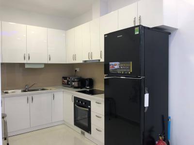 Bếp căn hộ SAIGON MIA Cho thuê căn hộ Saigon Mia 2PN, tầng cao, đầy đủ nội thất, view thoáng