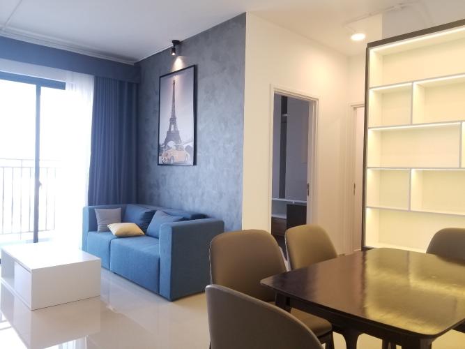 Phòng khách căn hộ Riviera Point Cho thuê căn hộ Riviera Point 2 phòng ngủ, tầng cao, diện tích 91m2, đầy đủ nội thất
