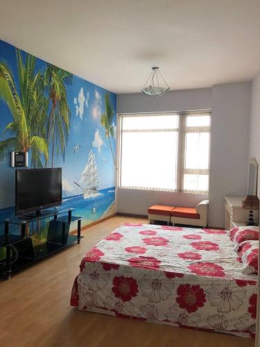 Phòng ngủ Saigon Pearl, Bình Thạnh Căn hộ Saigon Pearl đầy đủ nội thất, hướng Đông Nam.