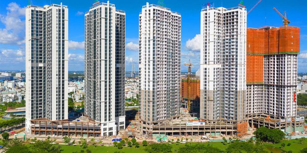 Eco Green Saigon Căn hộ Eco Green Saigon tầng trung, nội thất cơ bản, view thành phố.