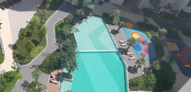 Sadora Apartment, Quận 2 Căn hộ tầng cao Sadora Apartment ngắm nhìn thành phố về đêm.