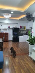 Phòng khách chung cư Miếu Nổi, Bình Thạnh Căn hộ chung cư Miếu Nổi hướng Nam, view sông mát mẻ.