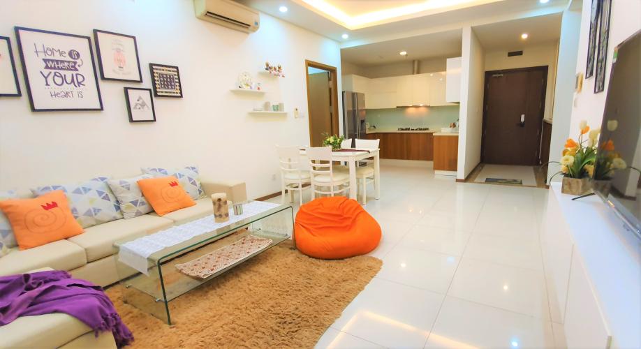 Căn hộ Thảo Điền Pearl tầng trung, nội thất đầy đủ tiện nghi.