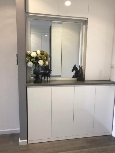 Phòng khách Căn hộ Vinhomes Central Park Căn hộ Vinhomes Central Park đầy đủ nội thất, view công viên.