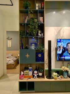 Phòng khách Hausneo, Quận 9 Căn hộ Hausneo hướng Đông Bắc, đầy đủ nội thất.