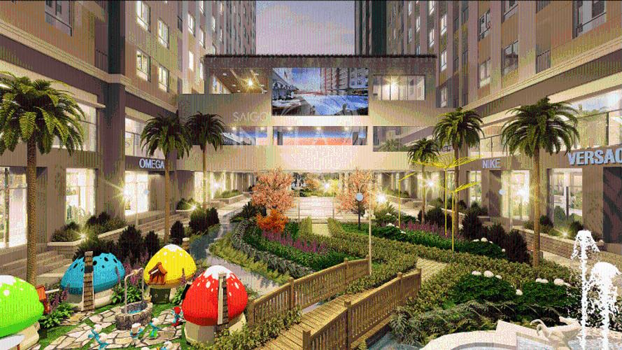 Tiện ích Saigon Intela, Bình Chánh Căn hộ Saigon Intela tầng 6 nội thất cơ bản, cửa hướng Đông Nam