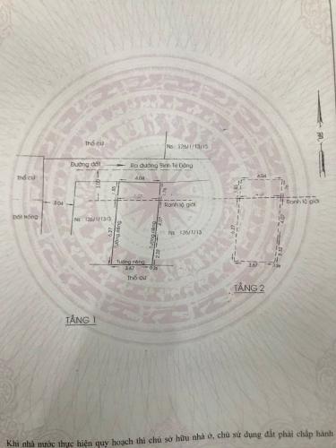 Bản vẽ nhà phố Nhà phố Quận Bình Tân hướng Bắc, sổ hồng riêng bàn giao nhanh.