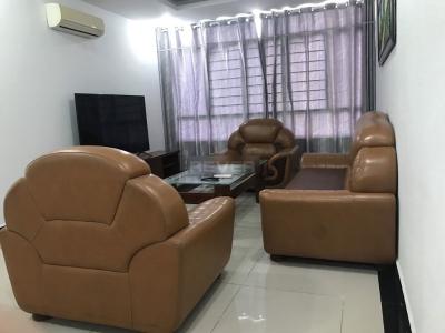 Phòng khách Chánh Hưng Giai Việt, Quận 8 Căn hộ Chánh Hưng Giai Việt tầng trung, nội thất đầy đủ.