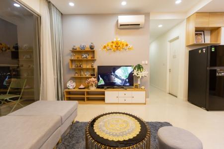 Phòng khách Masteri Millennium Quận 4 Căn hộ Masteri Millennium đầy đủ nội thất, hướng Đông Nam.