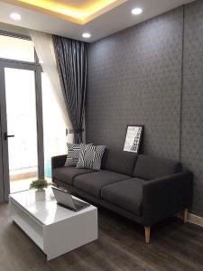 Phòng khách LuxCity Quận 7 Căn hộ Luxcity đầy đủ nội thất, ban công thoáng mát.