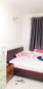 Phòng ngủ Topaz City Quận 8 Căn hộ Topaz City ban công hướng Bắc, đầy đủ nội thất.