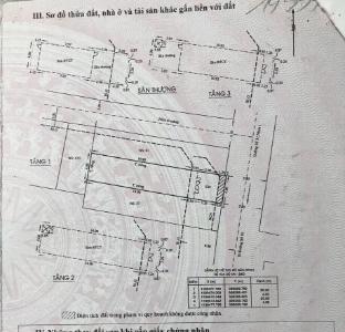 Thông tin nhà phố Nhà phố cửa hướng Đông hẻm xe hơi rộng, kết cấu 3 tầng.