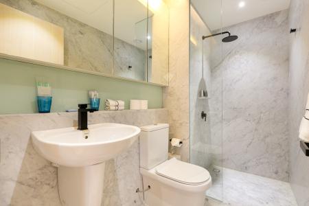 Phòng tắm căn hộ Wilton Tower, Bình Thạnh Căn hộ Wilton Tower tầng 22 đầy đủ nội thất, tiện ích cao cấp.