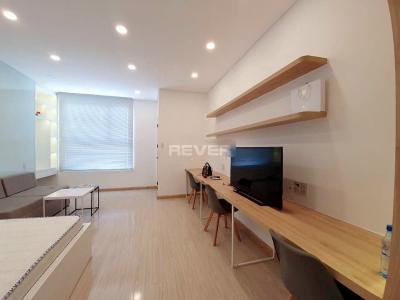 Phòng khách, Căn Officetel Orcharh Garden Căn office-tel Orchard Garden tầng 7 hướng Tây Bắc, đầy đủ nội thất.