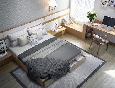 Nhà mẫu City Gate 3, Quận 8 Căn hộ City Gate 3 view thành phố, nội thất cơ bản.