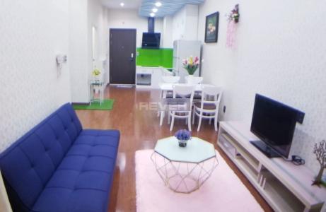 Phòng khách căn hộ The Botanica Căn hộ The Botanica nội thất đầy đủ, view thành phố sầm uất.