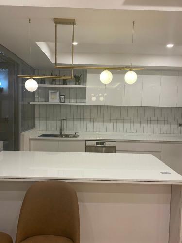 Phòng ngủ Saigon Pearl Quận Bình Thạnh Căn hộ Saigon Pearl nội thất cao cấp, view thành phố.