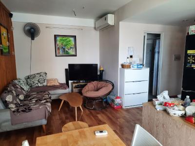 Phòng khách E-Home 5 The BridgeView, Quận 7 Căn hộ E-Home 5 The BridgeView nội thất cơ bản, view Tây Bắc.