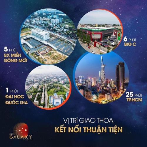 Vị trí New Galaxy, Dĩ An Căn hộ New Galaxy tầng trung, nội thất cơ bản mới tinh.