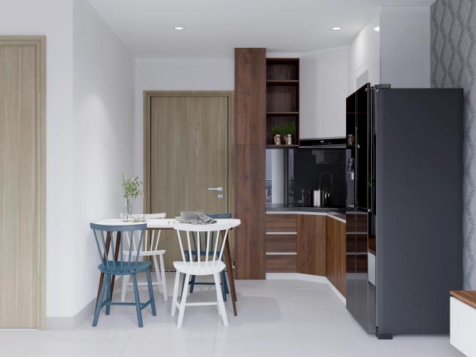 Phòng bếp Vinhomes Grand Park Quận 9 Căn hộ Vinhomes Grand Park nội thất tiện nghi đón view sông.