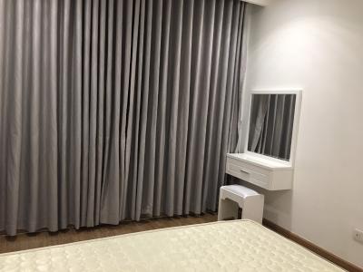 Phòng ngủ Vinhomes Central Park Căn hộ Vinhomes Central Park tầng trung, đầy đủ nội thất.