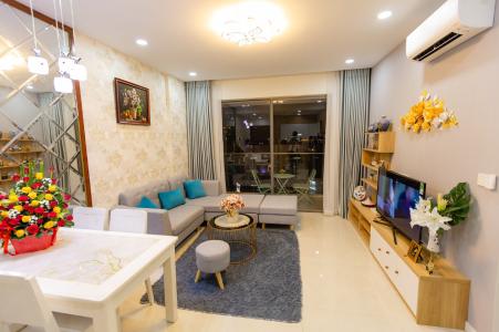 Phòng khách Masteri Millennium Quận 4 Căn hộ Masteri Millennium đầy đủ nội thất, hướng Đông Nam.