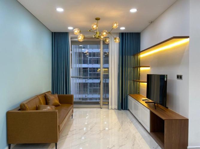 Phòng khách Phú Mỹ Hưng Midtown Căn hộ Phú Mỹ Hưng Midtown hướng Tây Bắc, diện tích 90.78m²