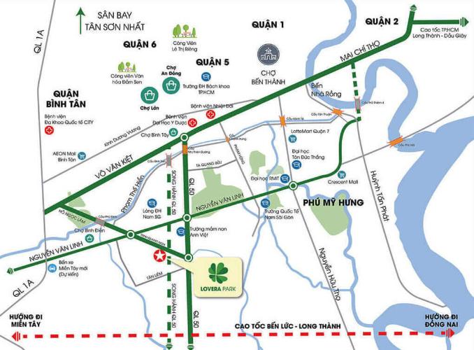 Bản vẽ dự án Lovera Vista Bán căn hộ Lovera Vista 1 phòng ngủ +  1 phòng đa năng, tiện ích cao cấp
