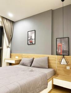 phòng khách Masteri Millennium Căn hộ Masteri Millennium đầy đủ nội thất, view sông và thành phố.