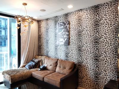 phòng khách Vinhomes Golden River Căn hộ 1 phòng ngủ Vinhomes Golden River đầy đủ nội thất, tầng trung