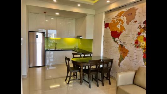 Phòng bếp The Sun Avenue Căn hộ The Sun Avenue tầng trung, bàn giao nội thất tiện nghi.