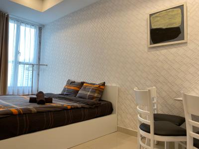 Phòng ngủ officetel chung cư River Gate, Quận 4 Office-tel tầng cao chung cư River Gate ban công hướng Tây Bắc.