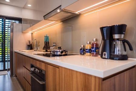 Phòng bếp Eco Green Saigon, Quận 7 Căn hộ Eco Green Saigon nội thất cơ bản, thiết kế hiện đại.