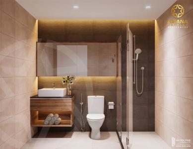 Phối cảnh Asiana Capella Quận 6 Căn hộ Asiana Capella 2 phòng ngủ, hướng Đông Nam, ban công rộng.