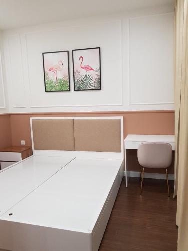 phòng ngủ căn hộ Sunrise Riverside Căn hộ Sunrise Riverside ban công đón gió, đầy đủ nội thất.