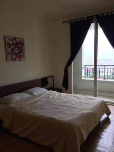 Phòng ngủ căn hộ The Manor Bán căn hộ cao cấp The Manor đầy đủ nội thất, view thành phố.