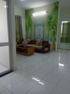 Phòng khách, Căn hộ Topaz Garden, Quận Tân Phú Căn hộ tầng 14 Topaz Garden hướng Đông Bắc thoáng mát, đầy đủ nội thất.