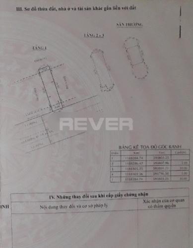 Bản vẻ nhà phố Quận Bình Tân Nhà phố Q.Bình Tân hướng Nam diện tích sử dụng 292m2, sổ hồng riêng.