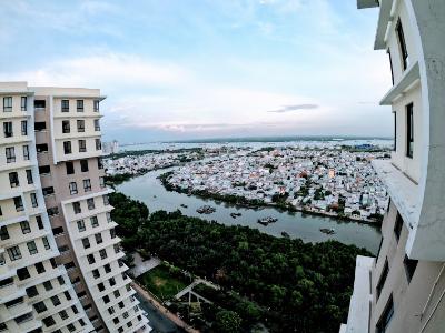 View căn hộ Era Town, Quận 7 Căn hộ Era Town view thành phố cực đẹp, tầng cao đón gió thoáng mát.