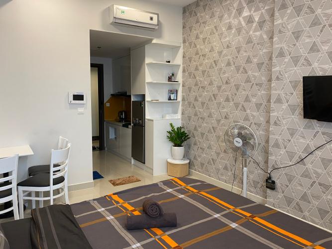 Phòng ngủ officetel chung cư River Gate, Quận 4 Office-tel tầng cao chung cư River Gate ban công hướng Tây Bắc.